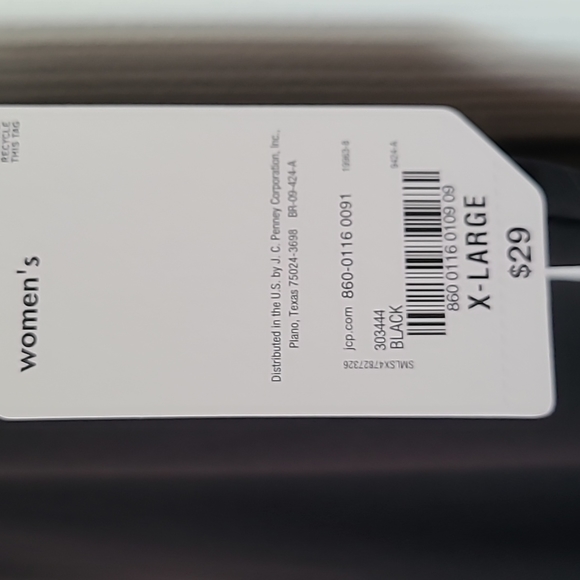 STYLUS BRAND WOMEN'S LEGGINGS BLACK SIZE XL - Picture 6 of 13